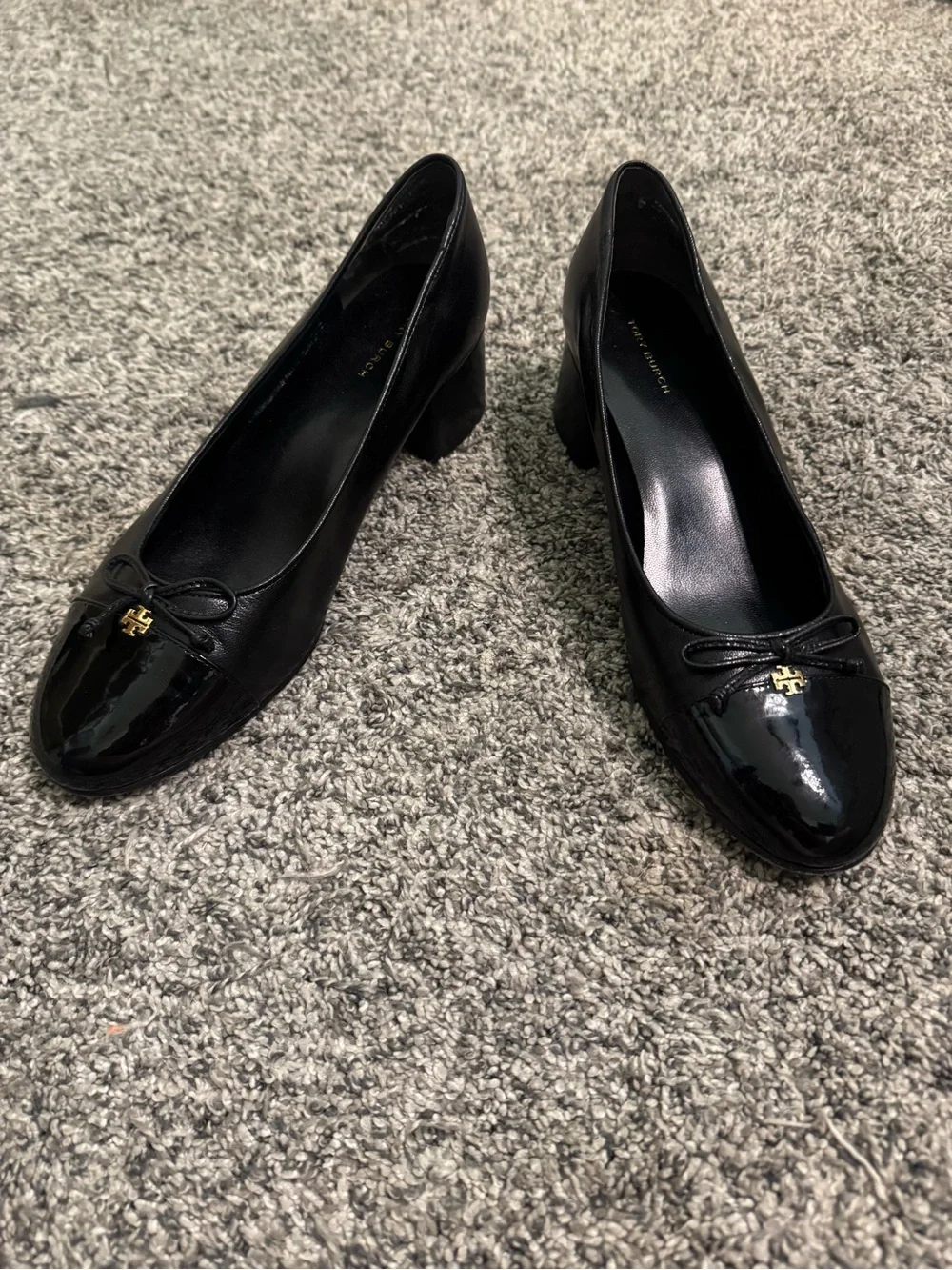 Tory Burch Cap Toe Ballerina Pump Retail $325